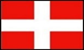 Bandera de Dinamarca con borde