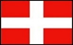 Bandera de Dinamarca con borde