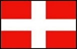 Bandera de Dinamarca con borde