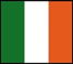 Bandera de Irlanda con borde